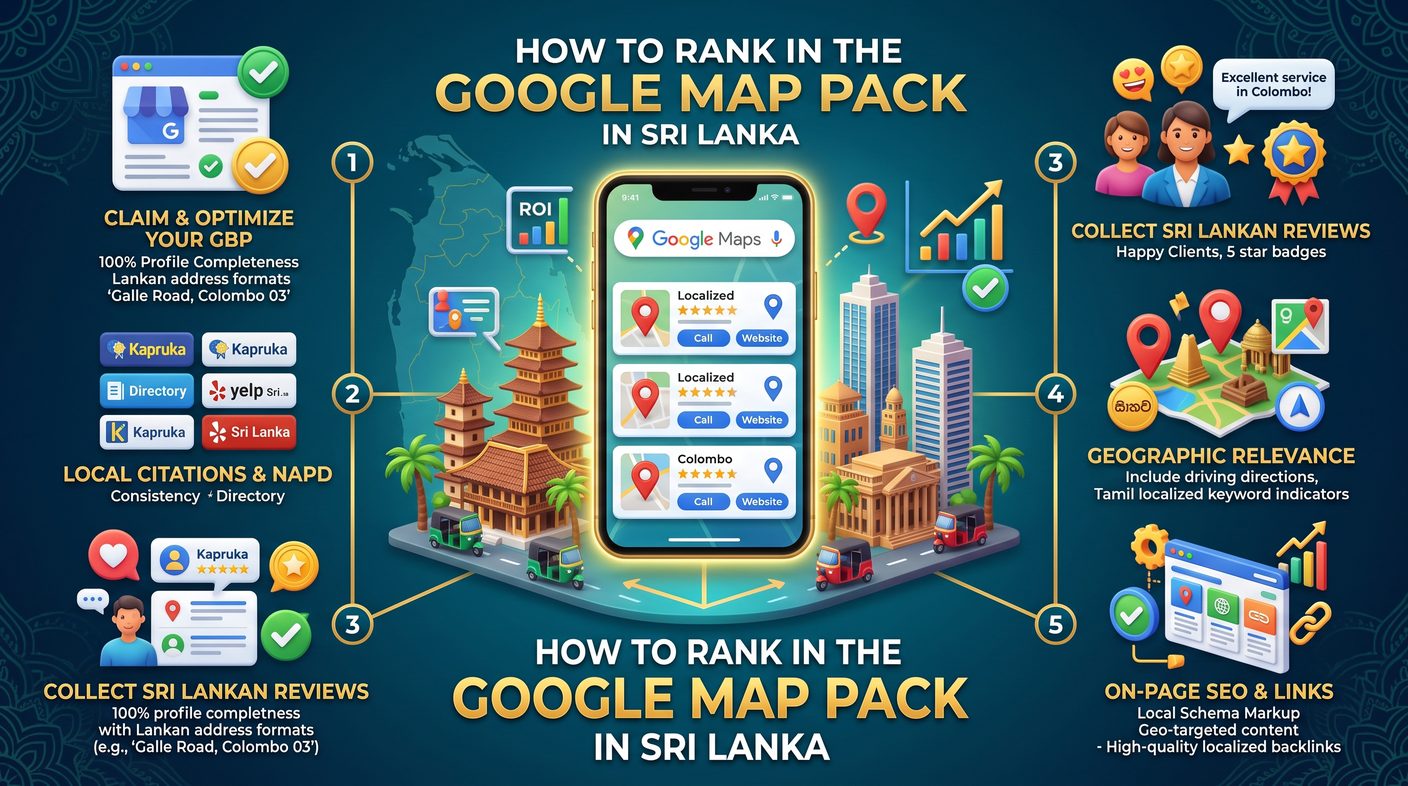 How to rank in the Google Map Pack in Sri Lanka