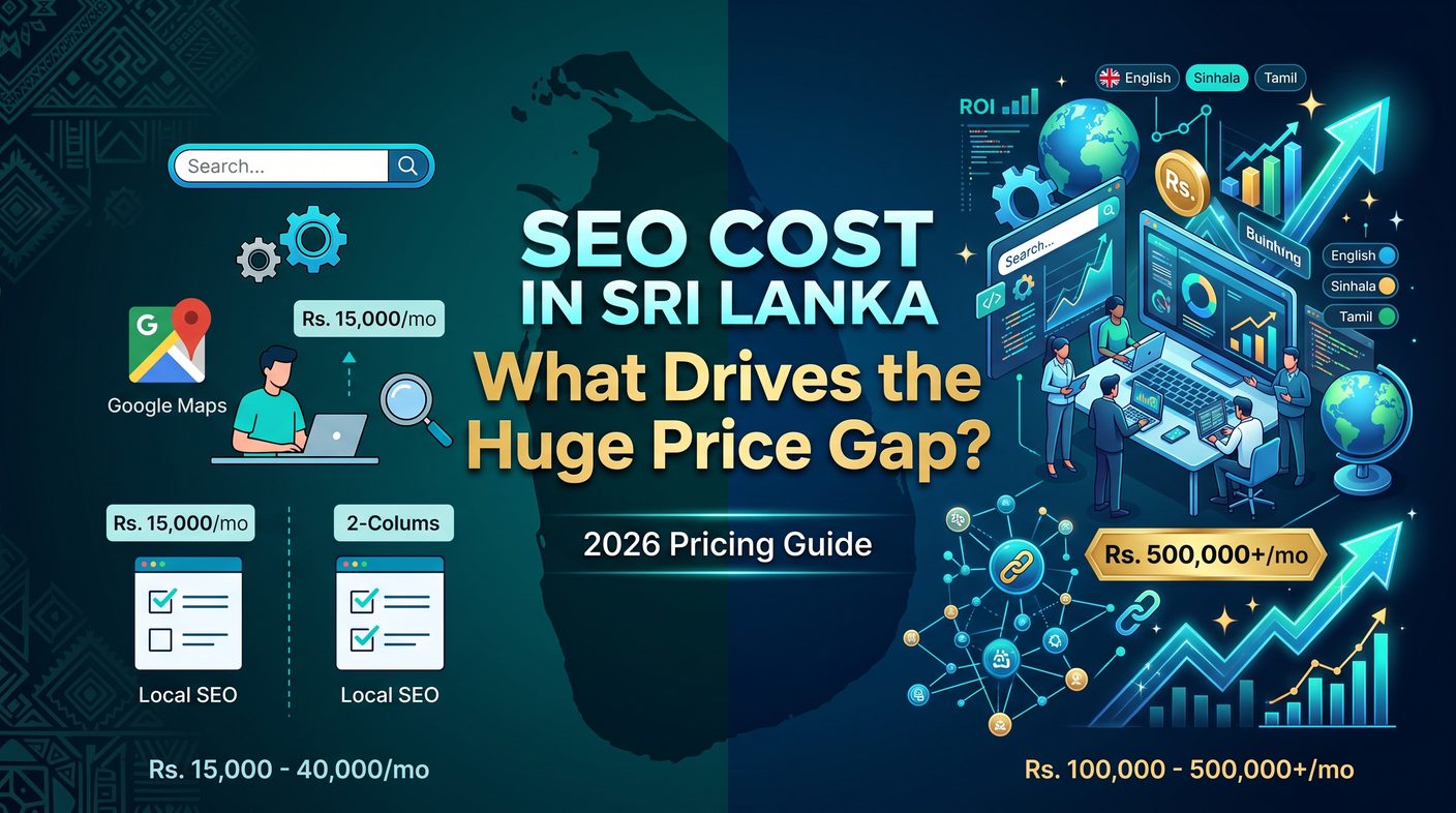 SEO cost in Sri Lanka: 2026 pricing guide
